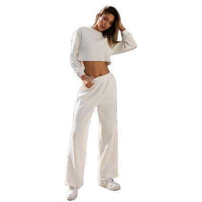 China Autumn Leisure QUICK DRY Plus Size Sweated Comfort Set Breathable Relaxation Panty Set Female Sweat Suit for sale