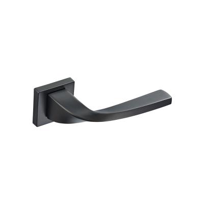 China High Quality Door Hardware Modern Zinc Alloy Door Lever Handle With Door Lock for sale