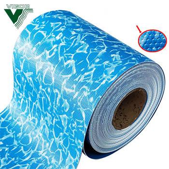 China It is durable and can reflect shine in water. Ocean Blue Swimming Pool Accessories PVC Reinforced Liner With Anti-UV For Inground Pools Liner for sale