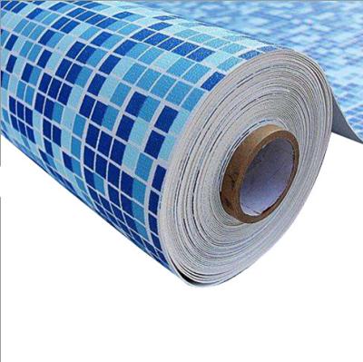 China Reinforced with blue swimming pool pvc swimming liner vinyl equipo de piscina protective cloth pool liner accessories pool equipment liner for sale