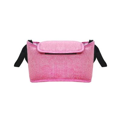 China Messenger Bags Wholesale Good Quality Baby Cart Multifunctional Pink 3 in 1 Hanging Bag Diaper Bag for sale