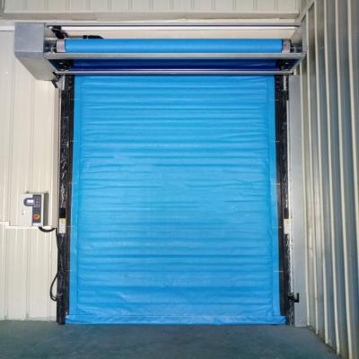 China Industrial Insulated PVC Fabric Freezer Door High Speed ​​Rapid Cold Storage Door for sale