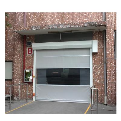 China Dynaco OEM Style PVC Quick Roll In Curtain Door Industrial High Speed ​​Plastic Quick Roll Up Door for sale