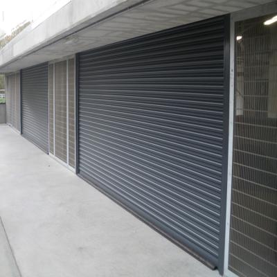 China Automatic Industrial Automatic Overhead Galvanized Steel Rolling Shutter For Exterior Or Interior for sale