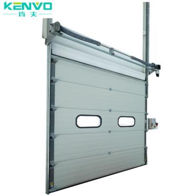 China Sectional Garage Door Industrial Industrial Sandwich Panel Sectional Door / Sectional Overhead Door for sale