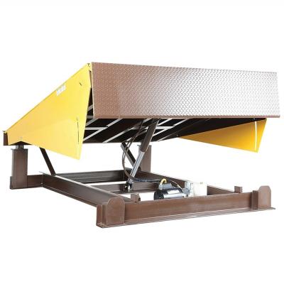 China Hydraulic or Mechanical Cheap Factory Loading Lift Table Ramp Leveler Dock Price Warehouse Industrial Logistics Food Equipment Dock for sale