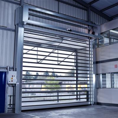 China Automatic Custom High Speed ​​Spiral Rapid Interior Aluminum Alloy Insulated Hard Material Rapid Roller Door for sale