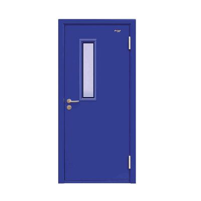 China Custom Automatic Interior Automatic Fire Rated Steel Metal Door For Schools Classroom for sale