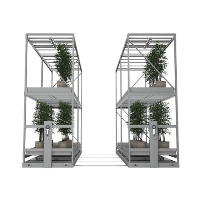 China Stable Structure Easily Assembled Greenhouse Plant Growing Racks With Hydroponic Growing Systems for sale