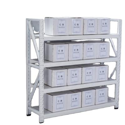 China Corrosion Protection Steel Furniture Easy Assemble 4 Shelves Metal Storage Rack for sale