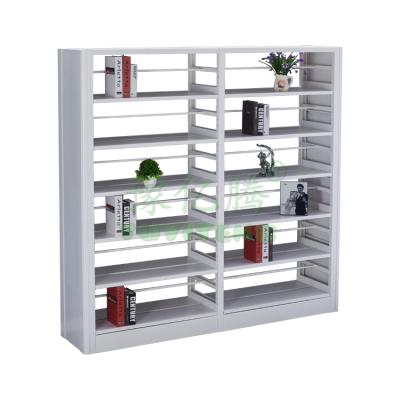 China Double Side Book Shelves (The Other) Adjustable Bookcase Desk Metal Steel Bookcase for sale