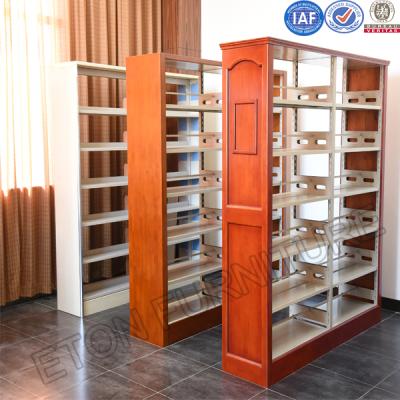 China Wearability Strong Steel Book Shelves Library Storage Bookcase Magazine Book Folders Rack for sale