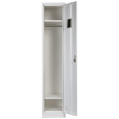 China Office Single Door Clothing Storage Metal Locker For School for sale