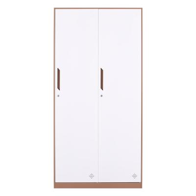 China Staff Customized 2 Door Steel Clothing Locker Wardrobe Locker for sale