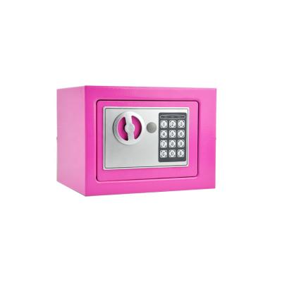 China Hot Sale Small Compartment Steel Safe Household Security Mini Safe Box H170*W230*D170mm for sale