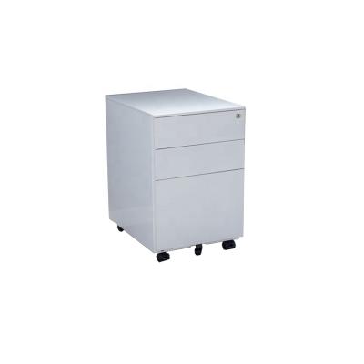 China Modern Office Workstation Equipment Under Desk 3 Drawer Vertical Mobile Filing Cabinet for sale