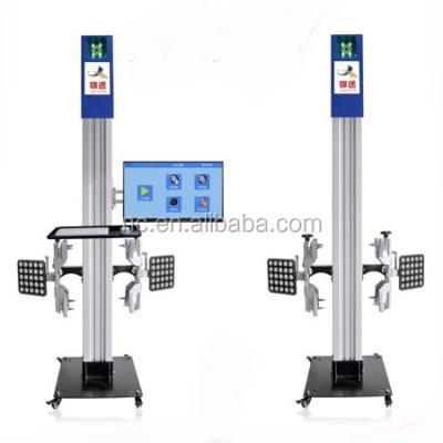 China Car Gas Station 5D Precision Mobile Car Wheel Alignment And Balancing Machine for sale