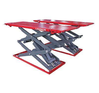 China Auto Maintanence LAUNCH 3.5 Ton Car Lift Double Scissor Lift Wheel Alignment Garage Car for sale