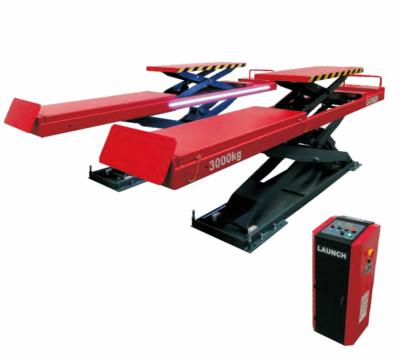 China Launch With Large Secondary Lift Double Car Scissor Lift 3000kg for sale