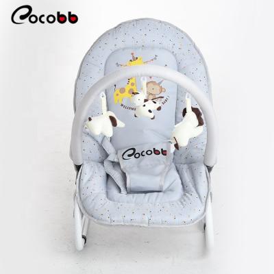 China Modern new design is comfortable and safe removable metal baby rocking chair toy bar with hanging toys for sale