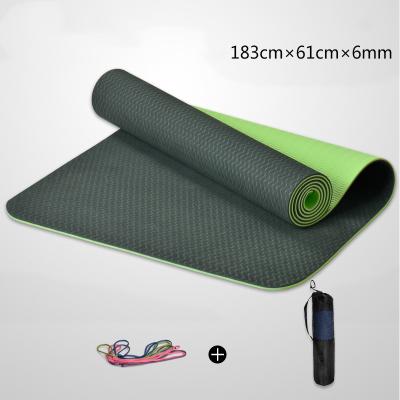 China Luxury High Quality Morden Anti Slip Yoga Mat With Alignment Lines for sale