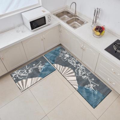 China 3d Printing Chinese Wholesale Suppliers Best Price Kitchen Mat Anti Slip Kitchen Mat Washable Floor Mat for sale