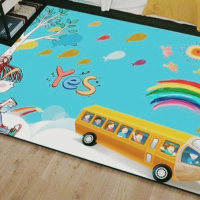 China Washable Custom Soft Living Room Rug In Carpet Kids Mat In Play Mats for sale