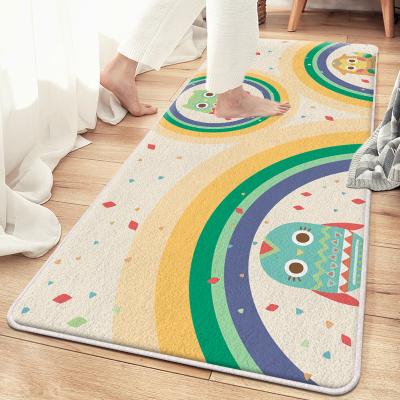 China China Factory Custom Made Washable Printed Cute Cartoon Door Mat for sale