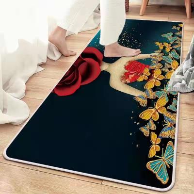 China Washable Promotional Advertising Printed Cute Cartoon Door Mat for sale