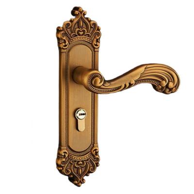 China Classic Indoor Bedroom Lock Household Apartment Security European Style Door Locks for Hotel and Villa for sale