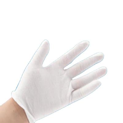 China Widely factory price 2020 white thin cotton protective gloves white cleaning work gloves for sale