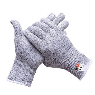 China Comfortable RTS Food Class 5 Protection Safety Kitchen Cut Resistant Glove For Oyster Shelling Fish Fillet Processing Mandolin Slicing for sale