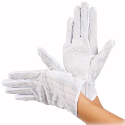 China Five Glue Finger Disposable Hand Inspection Glove Nitriles White Safety Gloves for sale