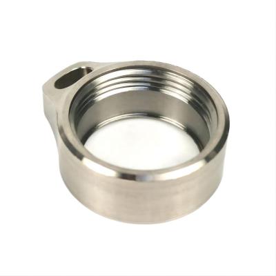 China OEM Precision Aluminum Custom Auto Turned CNC Turned Parts Manufacturer For Stainless Steel Nuts Connectors for sale