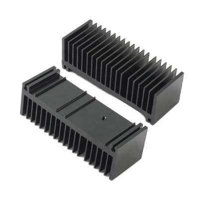 China Aluminum 5 Axis CNC Machining Center Manufacturers For Custom Aluminum Heat Sink Black Anodized for sale