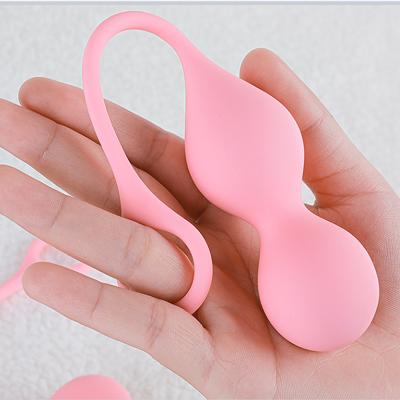 China Pink Yin-Fear Ball Physical Kegel Exerciser Medical Kegel Balls For Women Doctor Recommended Kegel Balls silicone for sale