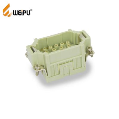 China Cable Connector IP65 Heavy Duty Male Female Industrial Power Terminals WEIPU HEE-018 16A 18PIN 500V for sale