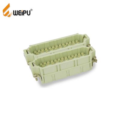 China WEIPU HEE-092 16A92PIN 500V Heavy Duty Aluminum Insulation IP65 Male Female Joint Cable Connector for sale