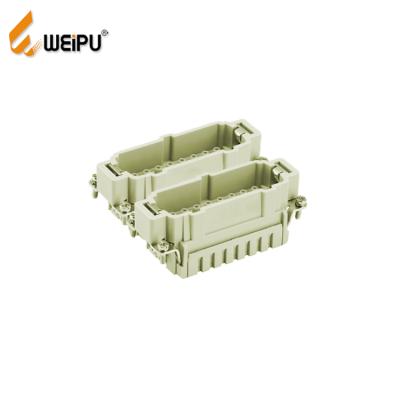 China WEIPU HAVE-012 16A 12PIN 830V Power Screw Inserts Cable Circular Electrical Outlet Plug for sale