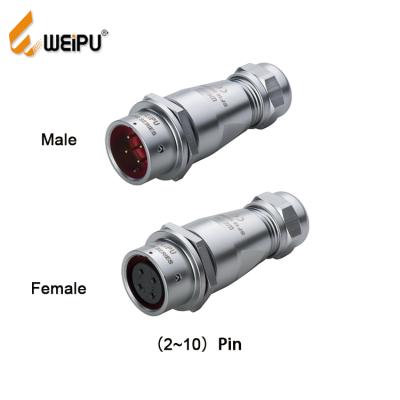 China Power Weipu SF Series Connector SF1611 IP67 7pin 9pin Female Power Connector Waterproof Socket for sale