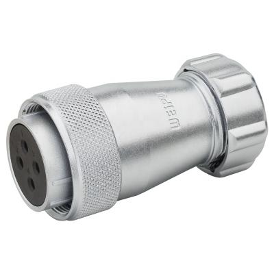 China Power WS Series WS32 4-13 Pin TP Female Metal Pipe Male Plug With Power Connector for sale