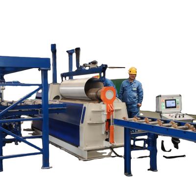 China Folding Stainless Plate CSW12SCX-12*2000 CNC 4 Roller Plate Rolling Machine Production Line for sale