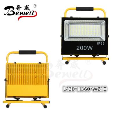 China Outside 2021 Hot Selling Portable Work Light 200W LED Rechargeable LED Flood Lights for sale