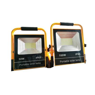 China Outside Rechargeable Floodlight CE Passed 20W 40W 60W 200W Rechargeable Portable LED Flood Light for sale