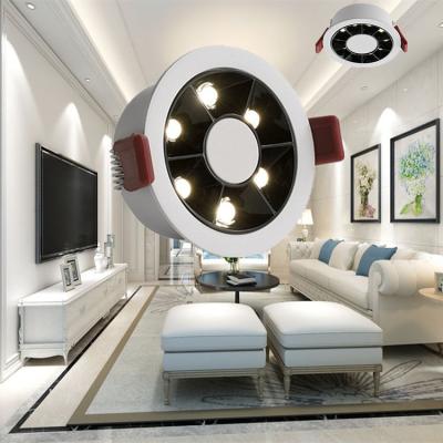 China Modern social ultra thin recessed seat use ip20 ip44 8W 15W 20W 30W hite cob led downlight for sale