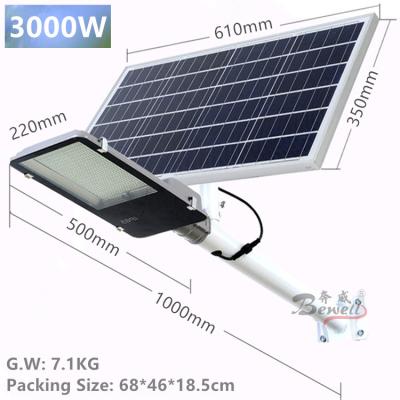 China 2021 Waterproof Solar IP65 Garden Road Street Park LED Street Light Hot Sales! wholesale led 300w outdoor solar lamp 100w 200w 500w 600w solar led garden street light for sale