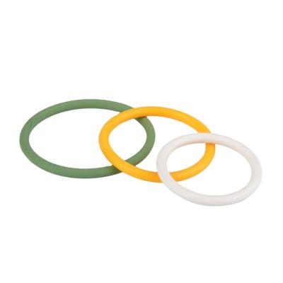 China High Performance Colorful Different Size Custom Silicone Sealing Rubber O-Ring for sale