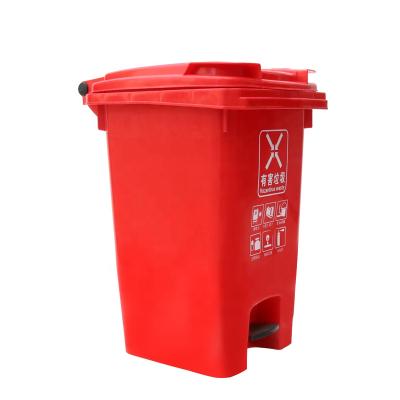 China 60L Plastic Bins Lasting Competitive Price Sustainable Design For Kitchen And Garden Reuse for sale