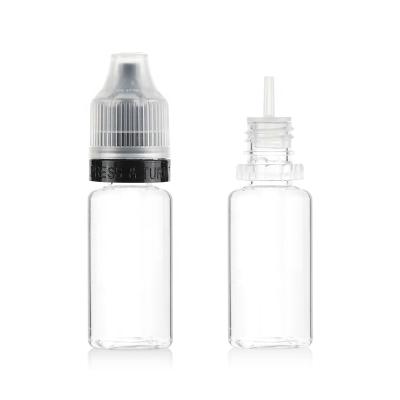 China Plastic Oil Etc Maker Pet Bottles China E-liquild /E-Juice/Essential for e liquid vape with colorful cap for 10ml for sale