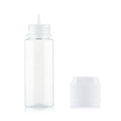 China 120ml chemical vapor dropper PET liquid nozzle plastic bottles with childproof&tamper cap for sale